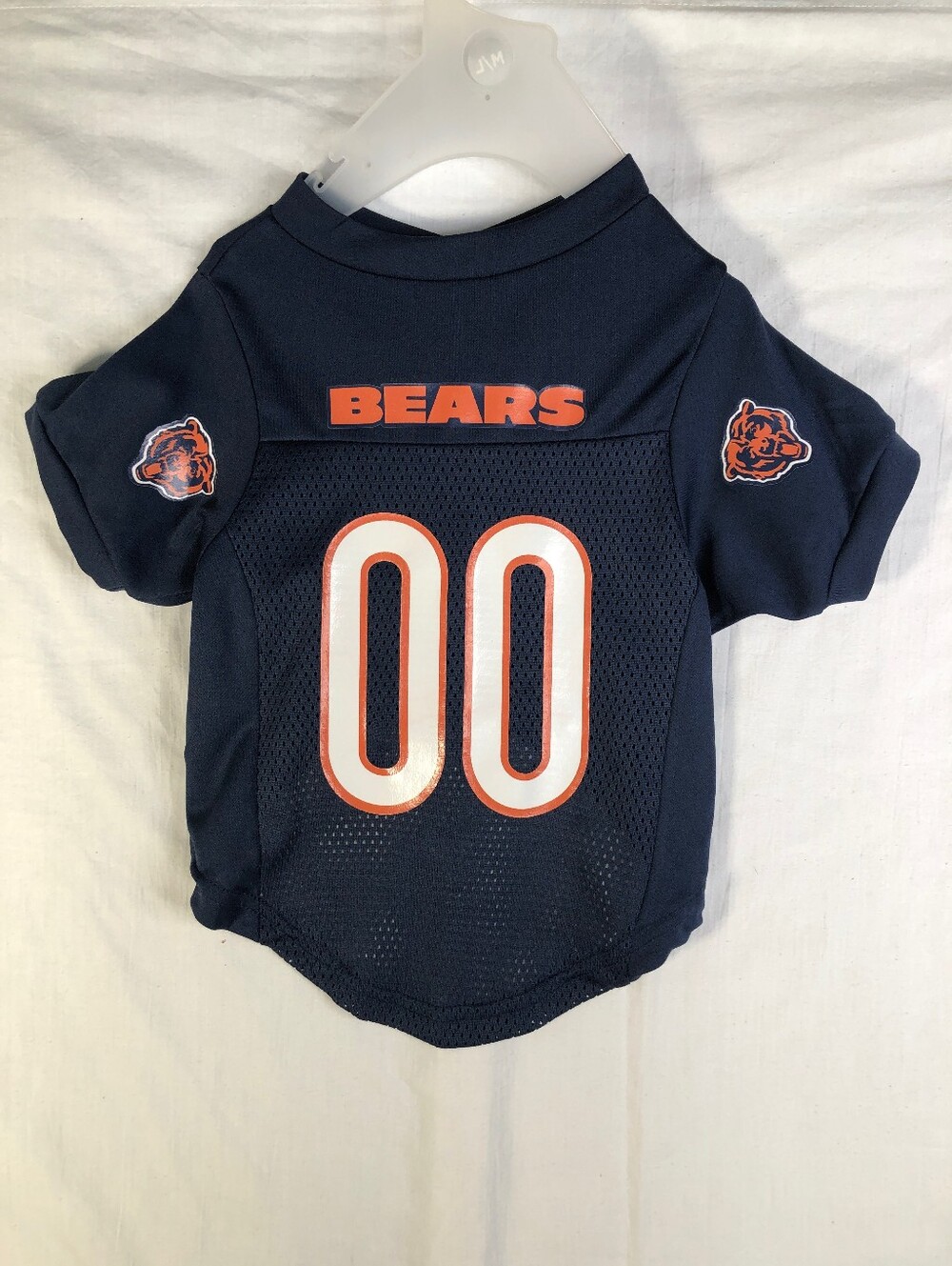 Animal "Bears" Football Jersey Top - Navy & Orange. For Dog Or Cat. Size L New